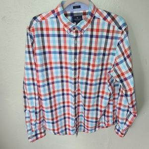 American Eagle Plaid Button Down